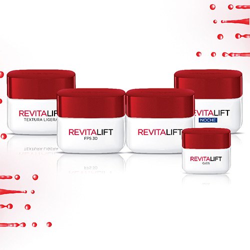 Revitalift Gama Blanca Crema de día FPS 30 Bodegon L'Oréal Paris